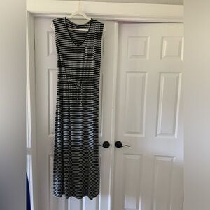 Long soft gap dress